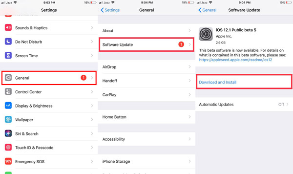 Kemas Kini Perisian iOS