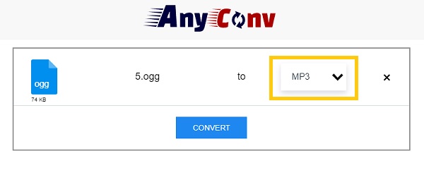 AnyConv Convert OGG To MP3