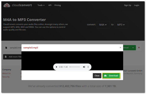 Pliki do pobrania CloudConvert