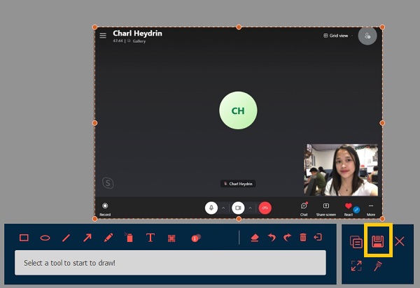 स्काइप स्क्रीनशॉट संपादित करें और सहेजें