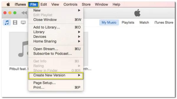 iTunes Crea versione MP3