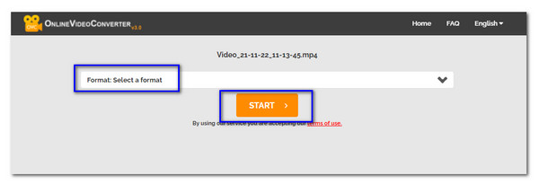 Convertitore video online Cambia MP4 in WAV