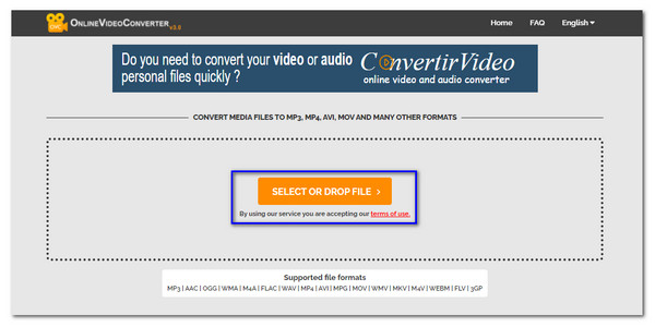 Online Video Converter Select Files