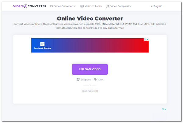 VideoConverter Upload Files