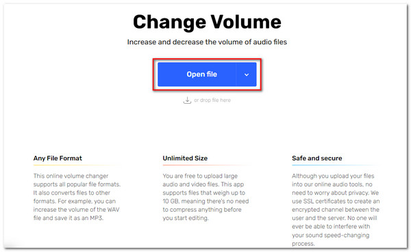 Volume Changer Open File