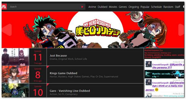 AnimeHeaven Anime Web Sitesi