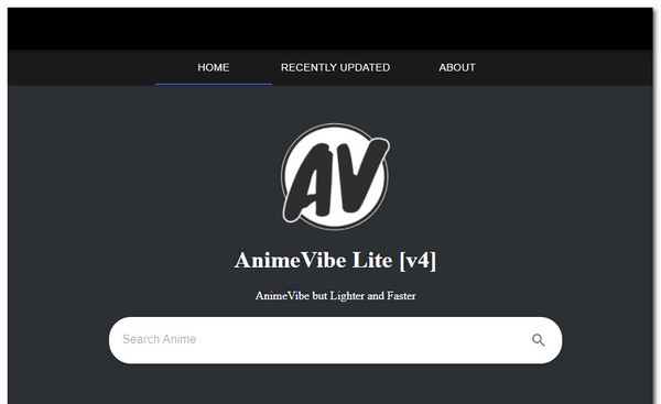 AnimeVibe Anime Strona internetowa