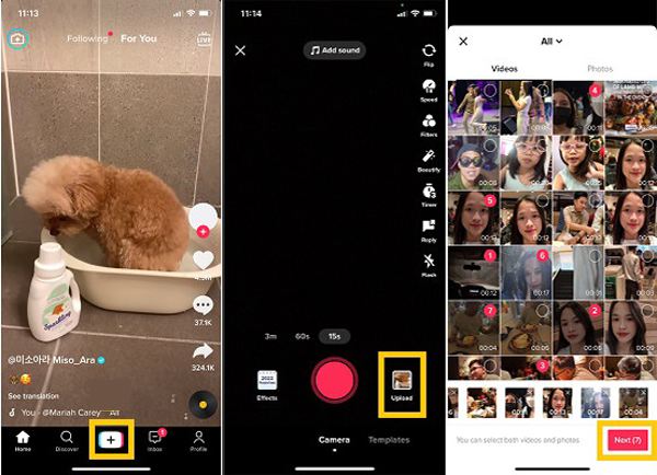 tiktok Add Photos Videos