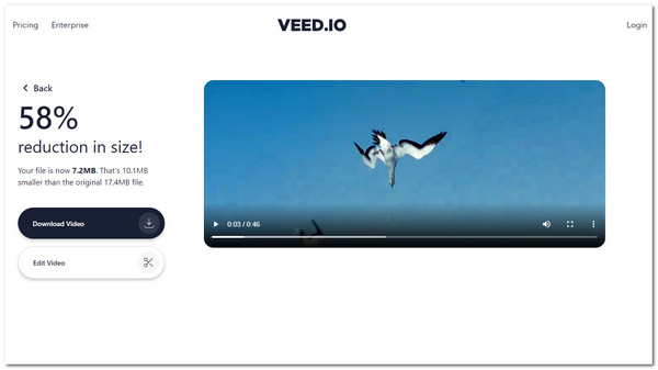 Veed Compress MP4 Videos Online