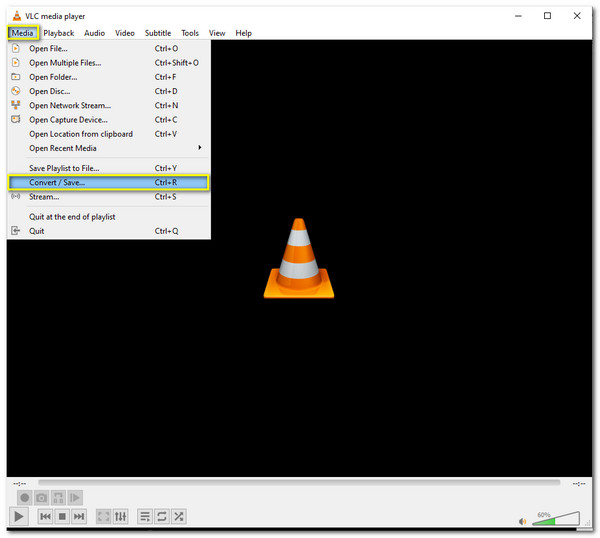 VLC Добавить видео