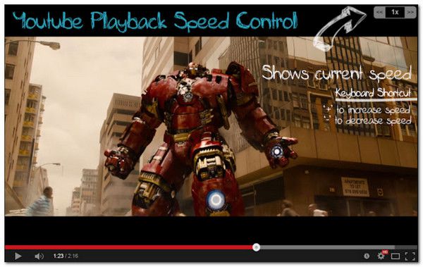 Youtube Playback Speed Control