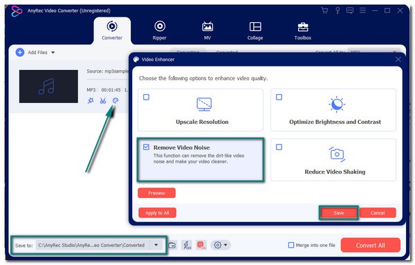 Audio Enhancer para eliminar el ruido