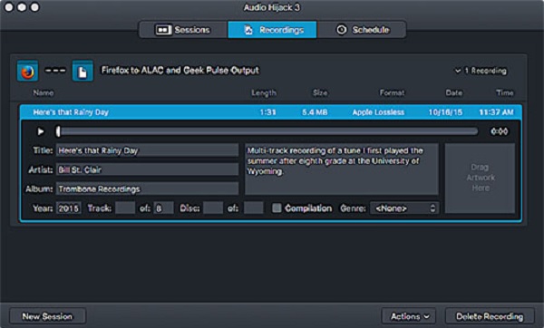 Audio Hijack MP3-recorder