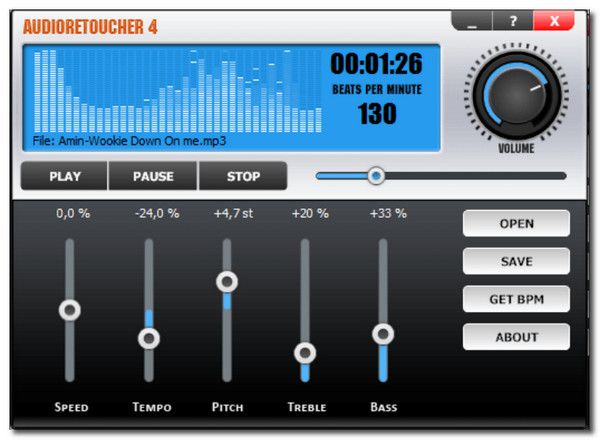 AudioRetoucher ตัวเพิ่มประสิทธิภาพเสียง