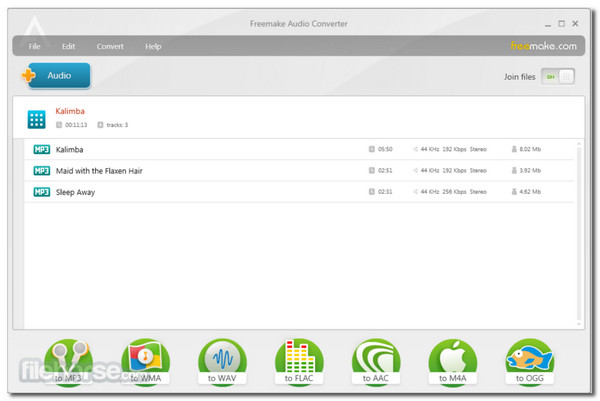 Freemkae Audio Converter MP3 Компрессор