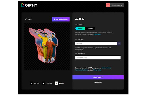 Giphy Upload Download