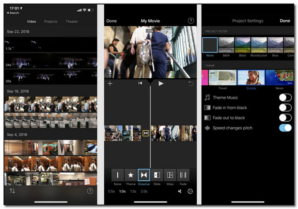 iMovie Formaat van video's wijzigen voor Instagram