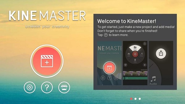 KineMasterビデオに音楽を追加AndroidiPhone