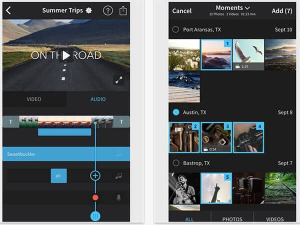 Splice Muziek toevoegen aan video Android iPhone