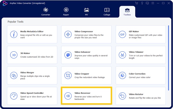 Odwracanie wideo Toolbox