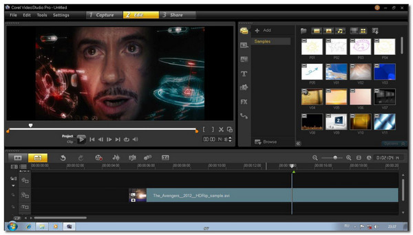 VideoStudio Pro משפר איכות וידאו