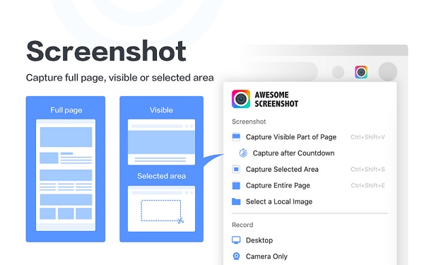 Φοβερό Screenshot Screen Recorder Firefox