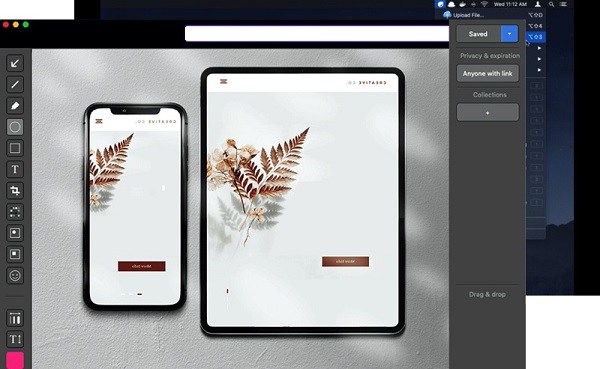 CloudApp Snip pada Mac