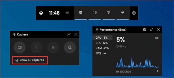 Game Bar Show All Capture