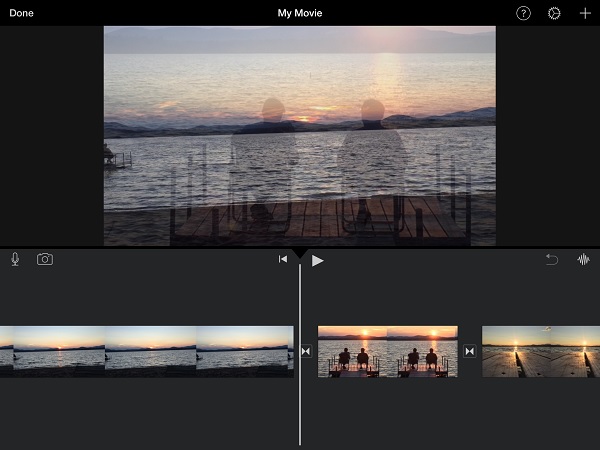 iMovie Cambia ritratto orizzontale