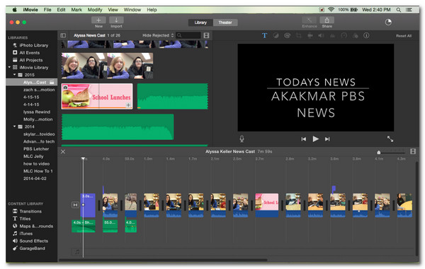 iMovie 視頻反轉器