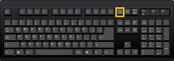 PrintScreen Take Screenshots Windwos 11