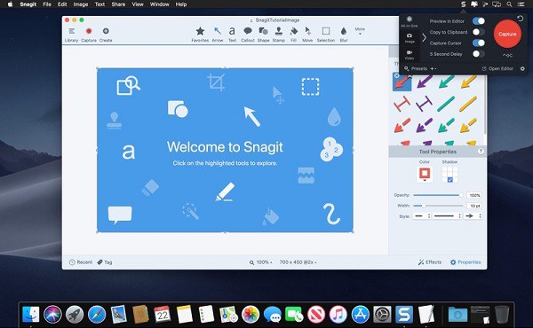 Snagit Snip on Mac