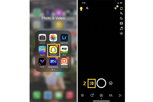 Snapchat Albums iCon