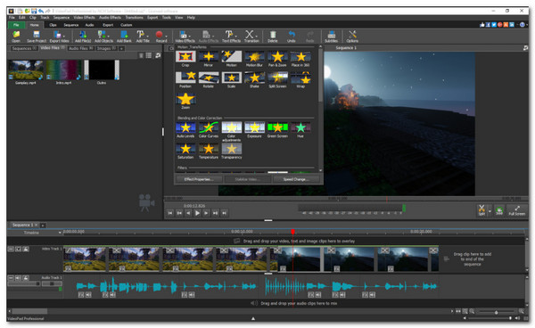 VideoPad Video Editor Reversor de vídeo