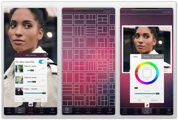 App per collage di video VidStitch