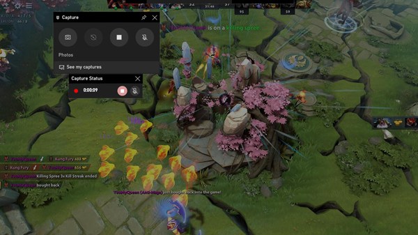 Gra DVR Nagrywanie rozgrywki w Dota 2