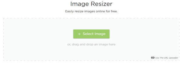 ImageResizer Seleziona immagine