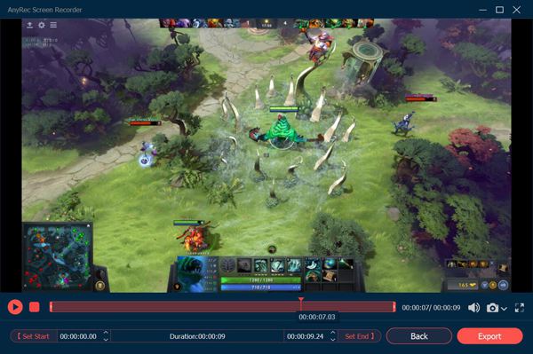 Dota 2-gameplay opnemen