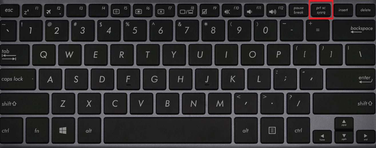 Ключ PrintScreen Windows