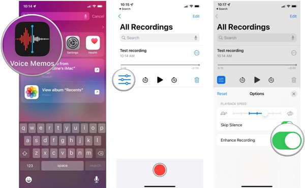 Voice Memo Record Google Voice Call iPhone