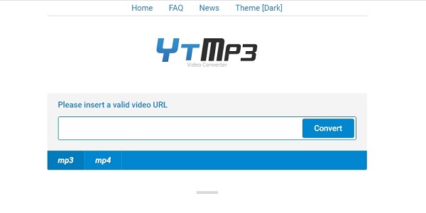 Сайт YTMP3 похож на VidtoMP3