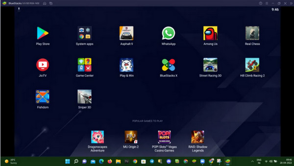 Bluestacks telefon emulátor