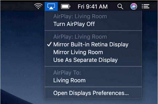 Опция AirPlay Apple TV Преобразование MKV в Apple TV