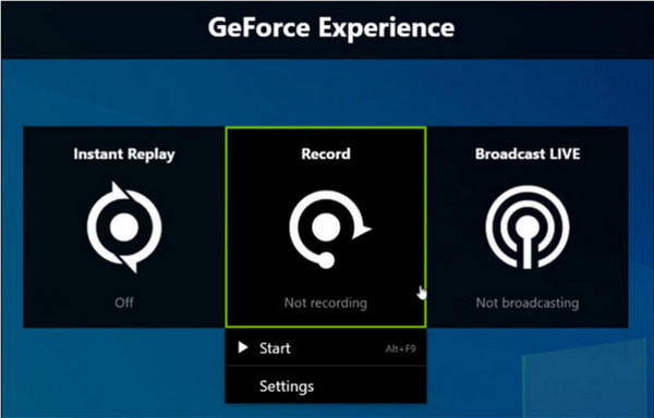 GeForce Record GeForce 体验记录