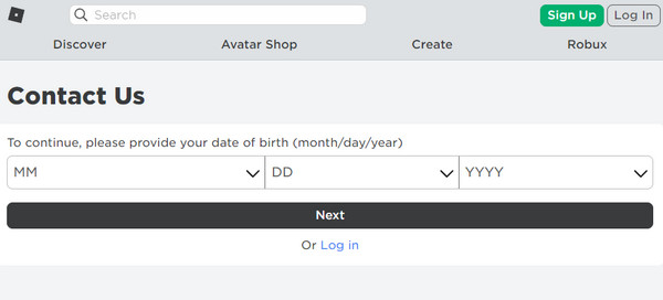 Roblox Destek formu Doğum Tarihi Roblox'tan Yasak Nasıl Kaldırılır