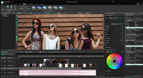 VSDC Free Video Editor Lyric Video Maker