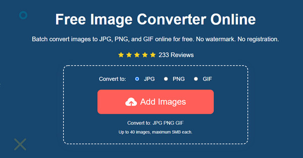 AnyRec Ajouter des images Convertir GIF en APNG