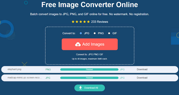 AnyRec Baixar tudo Converter GIF para APNG