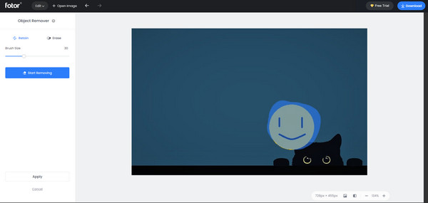 Erase Remove Emoji from Photo with Fotor