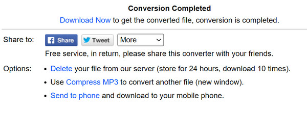 Convertitore online Scarica Comprimi MP3